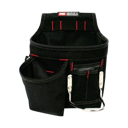 Mcguire Nicholas McGuire-Nicholas Polyester Tool Pouch 6 pocket Black 1 pc 23020-Q